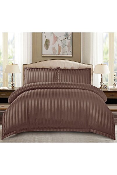 OEM Deluxe damask Duvet Cover Set Horeca range - with Stretchy - 4 pieces 2 p...