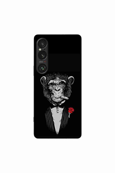 OEM Husa compatibila cu Sony Xperia 1 VI Silicon Gel Tpu Model Cigar Monkey