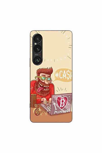OEM Husa compatibila cu Sony Xperia 1 VI Silicon Gel Tpu Model BTC Mining