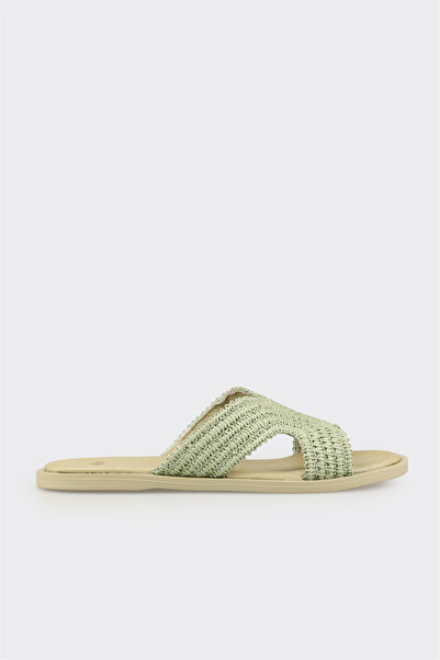 Elle Shoes Mint Yeşili Kadın Terlik