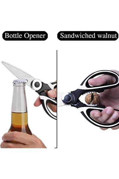 Yıldızan Nzr Beautestore Stainless Steel Multi-Purpose Kitchen Scissors – Fis...