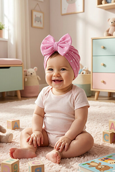 Lui Baby Baby Girl Child Bow Tie Cotton Flexible Soft Hair Band