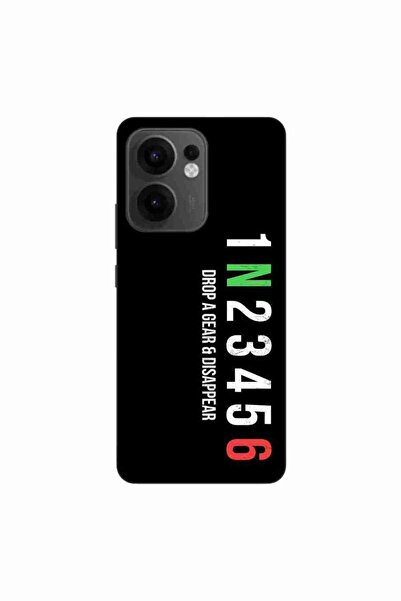 OEM Θήκη συμβατή με Oppo Reno13 F Σιλικόνης Τζελ TPU Μοντέλο Gears