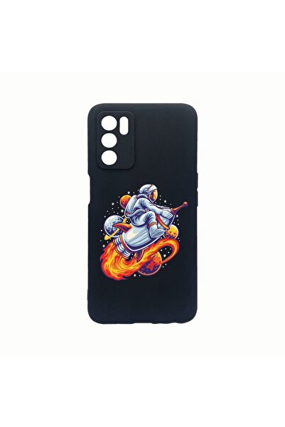 bestcase Husa Silicon, Compatibila cu Oppo A54s, Astronaut, Rezistenta la uzu...