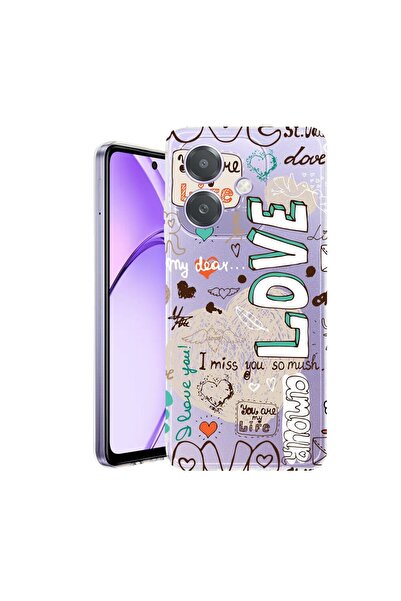 bestcase Husa pentru OPPO A40 / A40M, BestCase¬Æ Clear Silicon 2MM, Love, Ant...