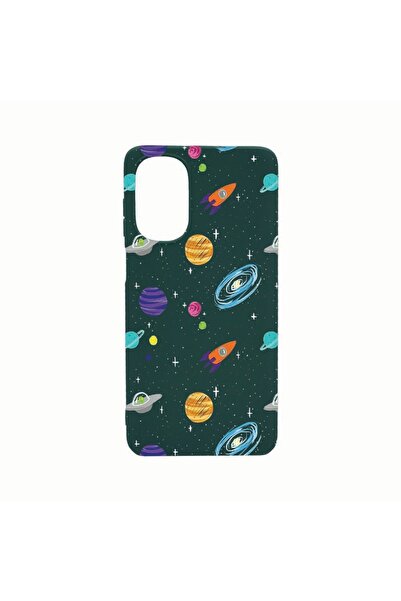 bestcase Husa Silicon, Compatibila Cu Motorola Moto E32s, Universe, Planets, ...