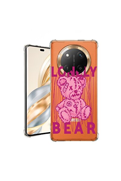 bestcase Калъф за Honor Magic7 Lite, Удароустойчив 1.5ММ, Мече Теди Единокаче...