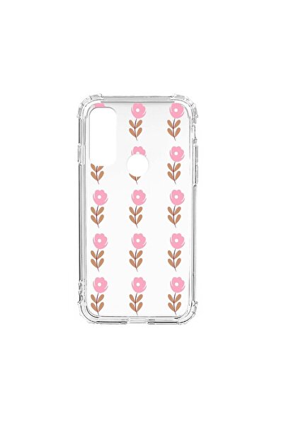 bestcase Husa Anti Shock Silicon Compatibila Cu Motorola Moto E40, Flowers Pa...