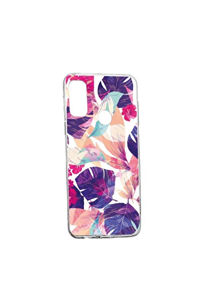 bestcase Husa Silicon Compatibila Cu Motorola Moto E40, Tropical Flowers, rez...