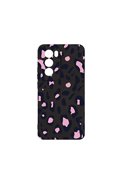 bestcase Husă Premium din Silicon, Compatibilă cu OPPO Reno12, Model Leopard ...