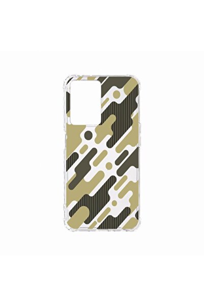 bestcase Husa BestCase¬Æ Anti Shock, Compatibila cu OPPO A77, Green Camouflag...