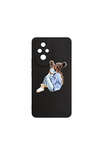 bestcase Husa pentru Honor 200 Pro, BestCase¬Æ Slim SIlicon 0.8MM, Girl Mom W...