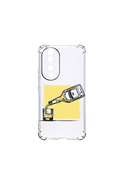 bestcase Противоударен калъф 1.5ММ, съвместим с Honor 90, цвят Уиски, Устойчи...