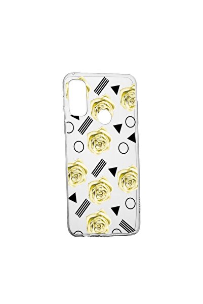 bestcase Husa Silicon Compatibila Cu Motorola Moto E40, Yellow Rose, rezisten...