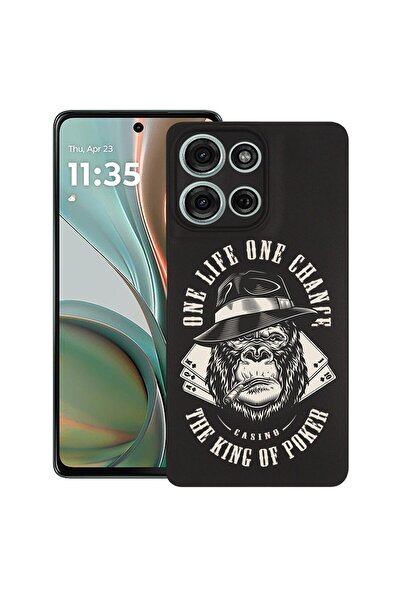 bestcase ¬Æ Husa pentru Motorola Moto G15, King Mafia Monkey, Slim Silicon 0....