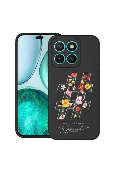 bestcase Υπέρλεπτη Θήκη Σιλικόνης για Honor 400 Smart με Σχέδιο Hashtag, 2043...
