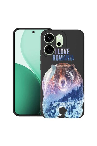 bestcase ¬Æ Husa TPU Ultra Slim Compatibil cu OPPO Reno15, cu Design I Love R...