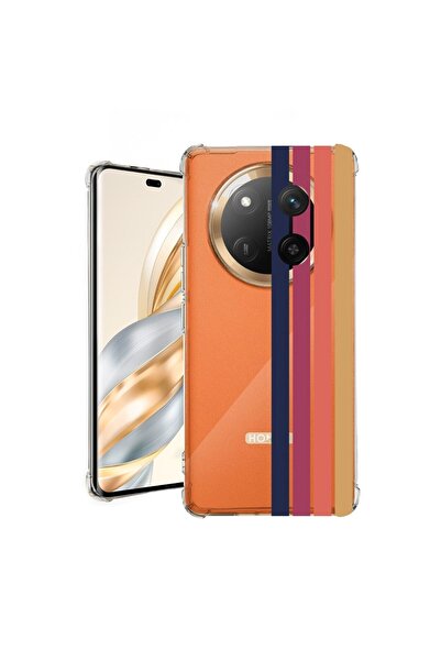 bestcase Θήκη για Honor Magic7 Lite, Αντικραδασμική 1.5MM, Ρετρό Γραμμές, Προ...