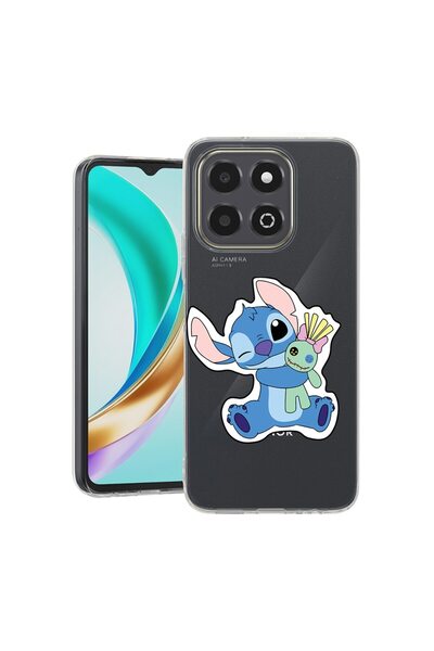 bestcase ¬Æ Husa Clear Slim Silicon Compatibila cu Honor X6c, Lilo Stitch, 31...