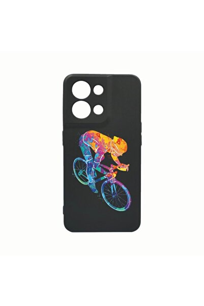 bestcase Силиконов калъф, съвместим с Oppo Reno8 Pro, Цветен дизайн за колоез...
