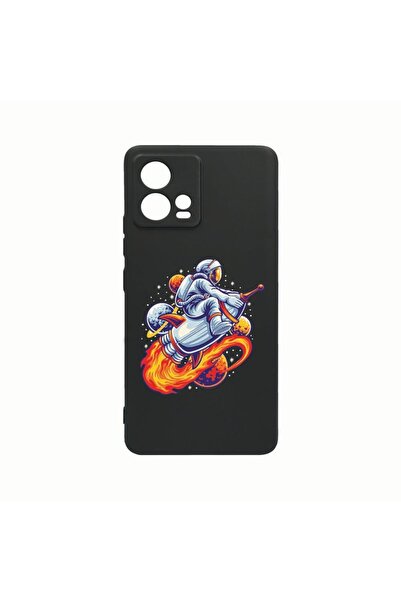 bestcase Husa Silicon, Compatibila Cu Motorola Edge 30 Fusion, Astronaut, Rez...