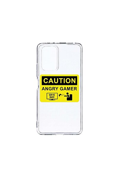bestcase ¬Æ Husa Clear Silicon 2MM, Compatibila Cu Motorola Moto G85, Angry G...