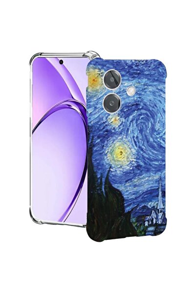 bestcase ¬Æ Husa pentru OPPO A60 5G / A40 / A40M, Anti Shock 1.5MM, Van Gogh ...