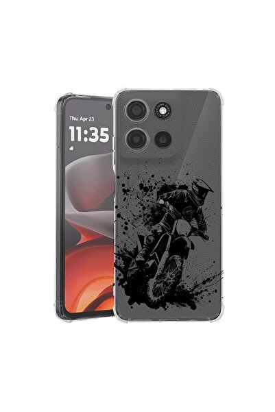 bestcase ¬Æ Husa Anti Shock pentru Motorola Moto G56 cu Design MotoCross, 205...