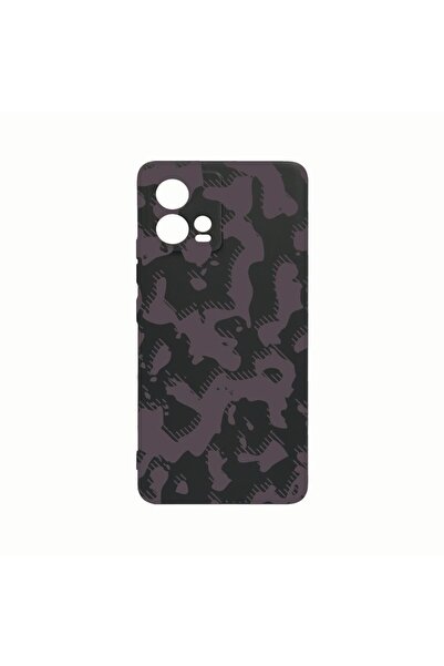 bestcase Husa Silicon, Compatibila Cu Motorola Edge 30 Fusion, Gray Camouflag...
