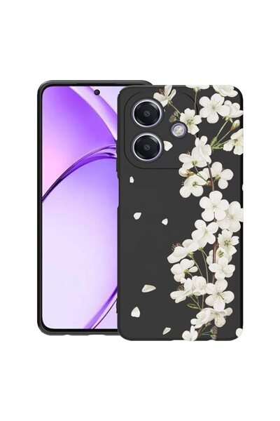 bestcase ¬Æ Husa TPU Ultra Slim Compatibila cu OPPO A40 / A40M / A60 5G, Flor...