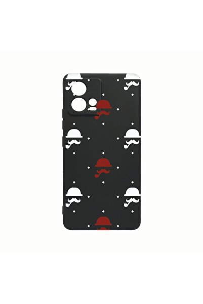 bestcase Husa Silicon, Compatibila Cu Motorola Edge 30 Fusion, Mustache, Rezi...