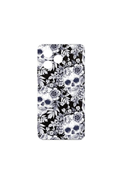 bestcase Husa pentru OPPO A40, BestCase¬Æ Slim SIlicon, Skull Black And White...