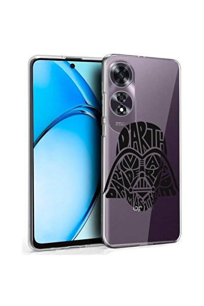 bestcase Husă pentru OPPO A60 4G, Silicon transparent 2MM, Calligrafie Darth ...