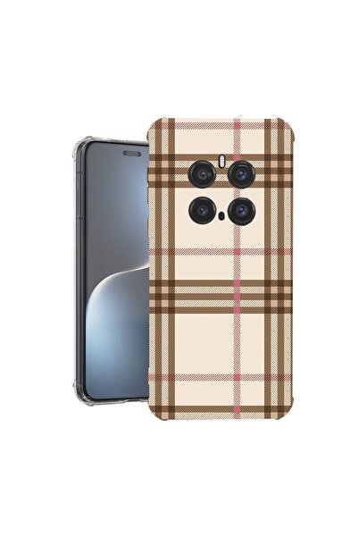 bestcase Θήκη για Honor Magic7 Pro, Αντικραδασμική 1.5MM, Καρό, Προστασία κάμ...