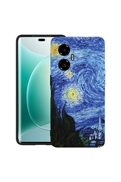 bestcase ¬Æ Husa pentru Honor 300 cu Design Van Gogh - Starry Night, TPU Mat ...