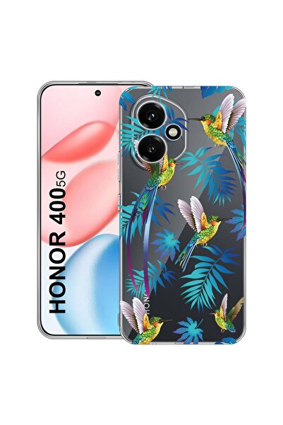 bestcase ¬Æ Husa Clear Silicon pentru Honor 400, Wild Tropical, 2036423 T 186