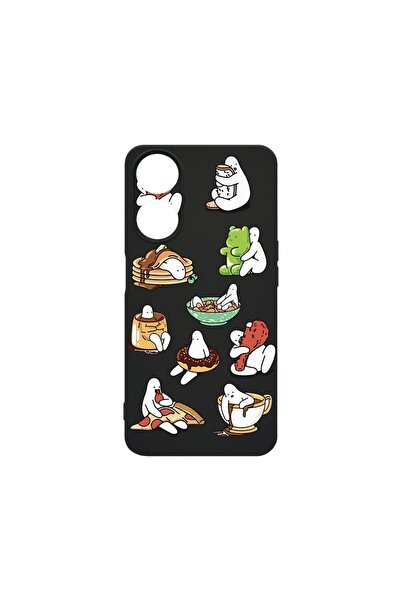 bestcase SLIM SIlicon 0.8MM Case, Compatible with OPPO A78 5G, Eating Is My H...