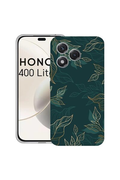 bestcase Husa pentru Honor 400 Lite 5G, BestCase¬Æ Clear Silicon 2MM, Green F...