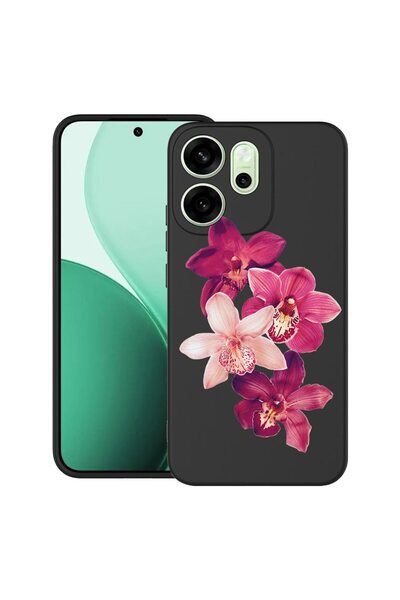 bestcase Ултра тънък TPU калъф, съвместим с OPPO Reno13 F / FS, Флорален - Че...