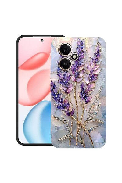 bestcase ¬Æ Husa TPU Ultra Slim Compatibila cu Honor 400, Floral - Golden Hyd...