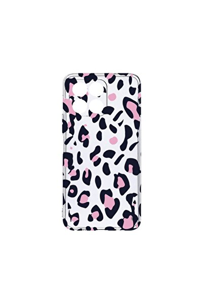 bestcase Husa BestCase¬Æ Clear Silicon, Compatibila Cu Honor X8B, Pink Leopar...