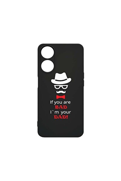 bestcase Λεπτή Θήκη Σιλικόνης 0.8MM, Συμβατή με OPPO A78 5G, Bad Dad, Ανθεκτι...