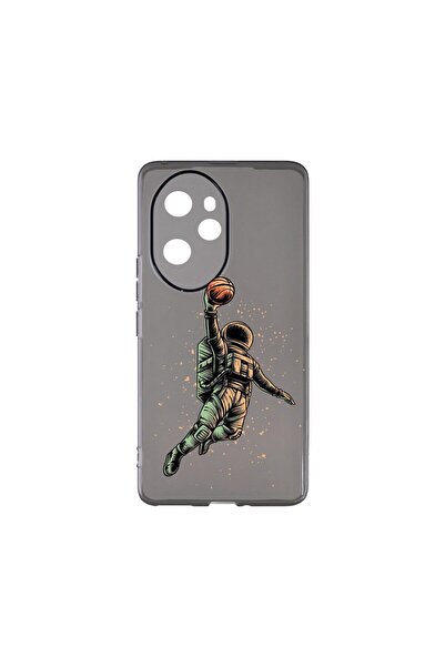 bestcase Θήκη Σιλικόνης Γραφίτη 1.5MM, Συμβατή με Honor 100 Pro, Αστροναύτης ...
