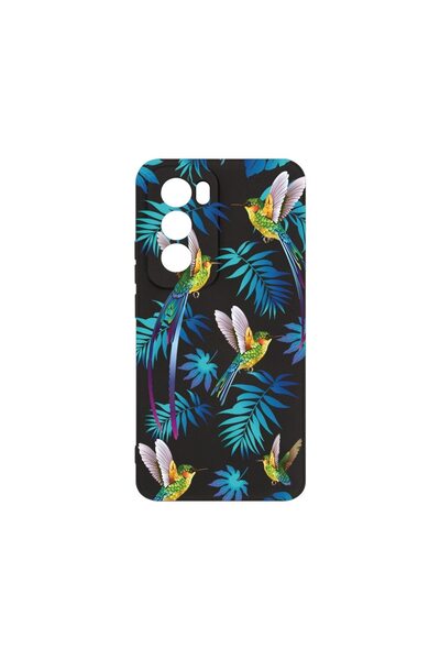 bestcase Husă Premium din Silicon, Compatibilă cu OPPO Reno12 Pro, Wild Tropi...