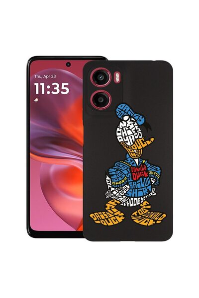 bestcase ¬Æ Husa pentru Motorola Moto G05, Calligraphy Donald, Slim Silicon 0...