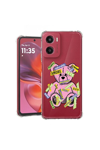 bestcase Θήκη για Motorola Moto G06 με σχέδιο αρκουδάκι, Αντικραδασμική, Ενισ...