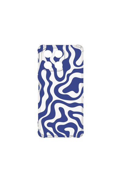 bestcase ¬Æ Husa pentru Honor 200 Smart, Anti Shock 1.5MM, Blue Abstract Line...