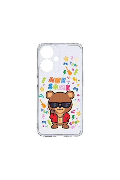 bestcase Husa BestCase® Silicon Transparent, Compatibilă cu Honor X7b, Ursule...
