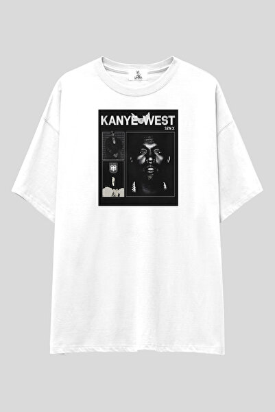 UmbraWear Kanye West T-Shirt |   Unisex 100% Cotton Black & White Printed Nic...