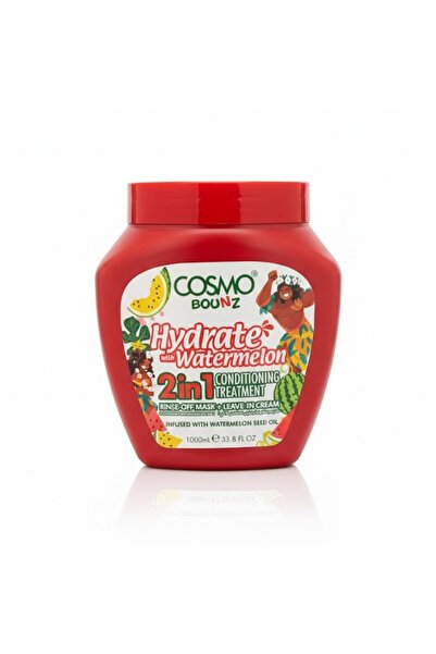 CD Cosmo Designs كوزمو بونز هيدرات بالبطيخ 2 في 1 قناع شطف + كريم ترطيب 1000 مل